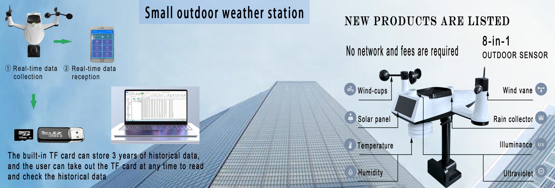 গুণ ওয়্যারলেস আবহাওয়া স্টেশন কারখানা