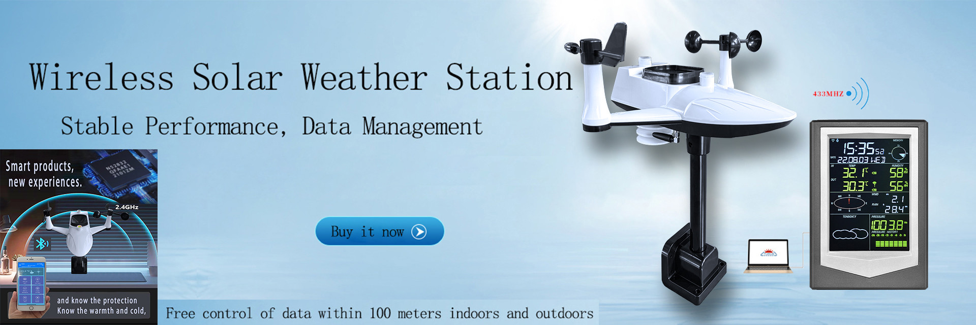 গুণ ওয়্যারলেস আবহাওয়া স্টেশন কারখানা